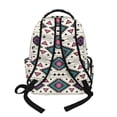thumbnail image 3 of Xixirimido Ethnic Tribal & Geometric Print 17" Kids Backpack for Boys & Girls Large School Bags with Multi Pockets Elementary Middle High School Student Bookbag, 3 of 8
