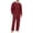 20#Wine, variant on Mens Pajama Set Bamboo Viscose Soft Pijamas Sets for Men Long Sleeve Full Length Pants Pjs Sleepwear with Pockets