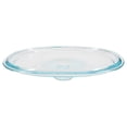 thumbnail image 3 of CorningWare DC1.5C Fluted Oval Clear Glass Replacement Lid, 3 of 4