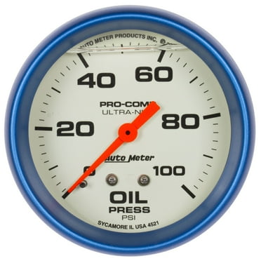 6527 AutoMeter Ultra-Lite Digital Oil Pressure Guage - NAPA Auto Parts