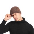 thumbnail image 1 of LSLJS Double-layer Woolen Hat and Velvet Warm Mixed Color Men's Knitted Hat Gifts for Men, 1 of 4