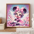 thumbnail image 3 of DIY 5D Diamond Digital Painting Kit Crystal Rhinestone Embroidery Cross Stitch Artwork Crafts Canvas wall Decoration Birthday Gift (Mickey Minnie) 12 X 12 inches, 3 of 5