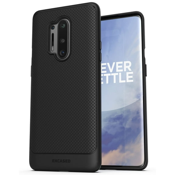 OnePlus 8 Pro Case Thin Slim Fit Flexible Grip Cover - Black