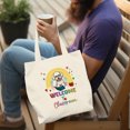 thumbnail image 4 of Welcome to Bichon Frise Classroom Teacher Dog Mom Canvas Tote Bag Bichons Dog Lovers Gifts Idea Reusable Shopping Grocery Bag - 02015, 4 of 5