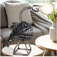 thumbnail image 5 of Lampe de Pêche, Sculpture Rétro Piranha Figure Animaux Ornement, Art en Fer Lampes Requin, Design Poisson USB Veilleuse LED, 5 of 5