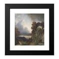 thumbnail image 2 of Albert Flamm 15x16 Black Modern Framed Museum Art Print Titled - In the Evening Mood on the Rhine (Koblenz), 2 of 5