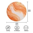 thumbnail image 4 of IAUYY Set of 1 Round Placemats for Dining Tables Heat-Resistant and Wear-Resistant DIY Printing Design Table Placemats，Applicable for Christmas The Fluidity Of The Pigment, 4 of 6