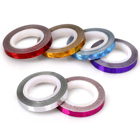 Amazon Com Whats Up Nails Chevron Vinyl Tape Stencils For Nail