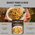 thumbnail image 5 of Peak Refuel Sweet Pork & Rice | Premium Freeze Dried Camping Food | Backpacking & Hiking MRE Meals | Just Add Water | 100% Real Meat | 40g of Protein | 2 Serving Pouch, 5 of 8