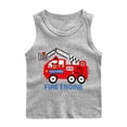 thumbnail image 1 of RXIRUCGD 2025 Vêtements d'Été pour Enfants Chemise de Base à Col Rond Sans Manches pour Garçons, 1 of 2