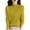 Yellow, variant on ZhenYing Sweaters for Women, Women's Semi Turtleneck Sweater Long Sleeve Solid Color Pullover with A Base Shirt Autumn and Winter Warm Loose Sweater, Red