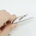 thumbnail image 4 of Pince à Cravate Simple en Métal Argenté pour Hommes, 4 of 8
