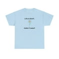 thumbnail image 2 of Life Is Short Daisy Unisex Heavy Cotton Tee, 2 of 10
