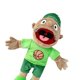 thumbnail image 2 of Gran Jeffy Boy Marioneta de mano para niños, muñeca suave, accesorios divertidos para fiestas, muñeca de Navidad, juguetes de peluche, marionetas, regalo para niños (Joseph) Rojo Verde Cocina, Decoración y Otros, 2 of 3