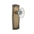 thumbnail image 3 of Nostalgic Warehouse Praofc_Prv_238_Nk Vintage Fluted Crystal Flower Privacy Door Knob Set, 3 of 7