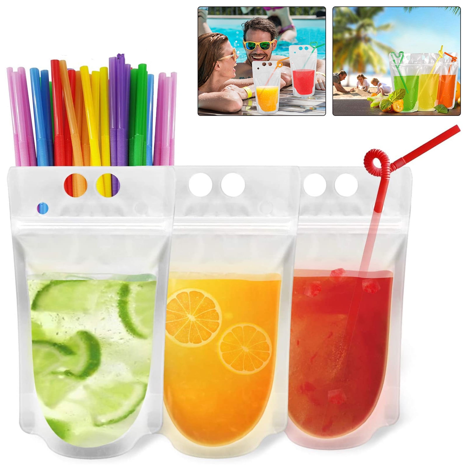 ziplock drink pouches