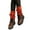 Orange, variant on Lroveb Fall Winter Leg Warmers for Women Fashion Womens Ladies Twist-Knitted Warmers Socks short flap Boot Cover