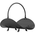 thumbnail image 4 of Black Log Holder Indoor and Outdoor Firewood Rack Hearth Basket$$Garden & Patio, 4 of 5