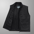 thumbnail image 3 of Chaleco de caza y pesca a prueba de viento para hombre, chaqueta sin mangas con cuello levantado para primavera y otoño, ropa, chaleco, 2024, 3 of 5