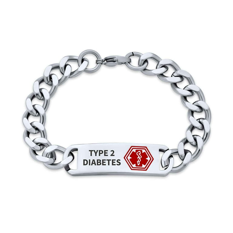 DNR-Do Not Resuscitate Medical Alert ID Bead Chain Bracelet Engraved 