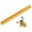 Golden, variant on Cheers.US Pen Fishing Rod Premium Mini Pocket Collapsible Fishing Pole Kit Telescopic Fishing Rod
