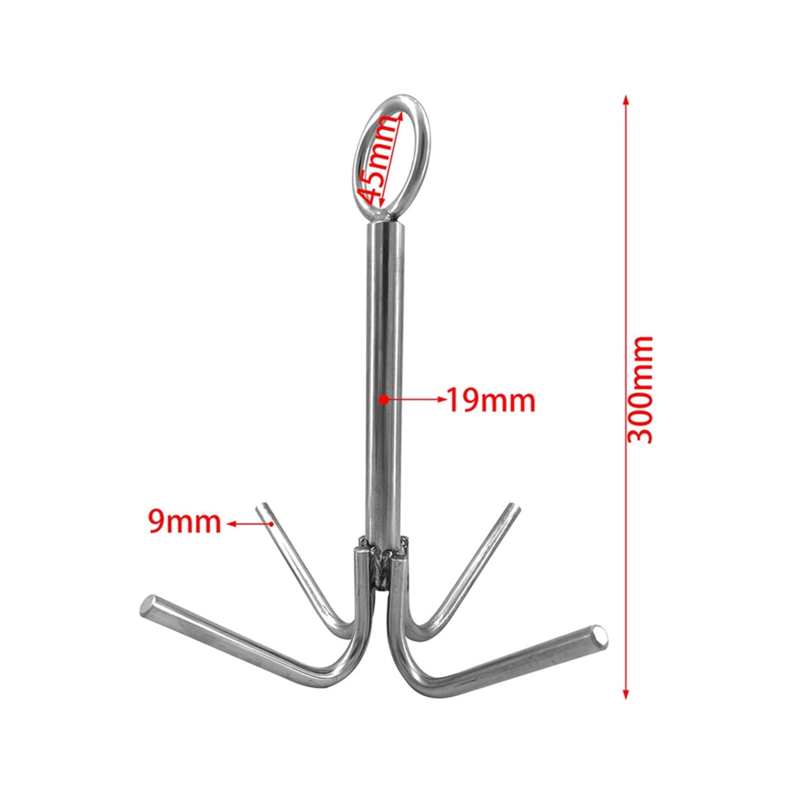 4-Claw Anchor For Boat Anchor Suitable For Kayaks, Jet Skis, Surf Paddle Boards ,Accessories