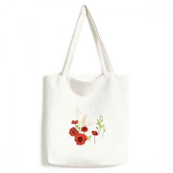 Flowers Painting Corn Tote Canvas Bag Shopping Satchel Casual Handbag