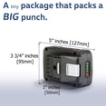 thumbnail image 4 of AlphaWorks 48V Lithium Ion Battery - 2Ah, 88.8Wh Capacity (Battery Only), 4 of 6
