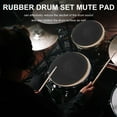 thumbnail image 2 of Tineasur Silent Drum Dampener Easy Install Adjustable for Home Practice Black Rubber, 2 of 5