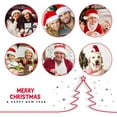 thumbnail image 4 of Gorro de Navidad, Gorro de Papá Noel, Gorro navideño Compatible con Adultos, Compatible con Terciopelo Unisex, 4 of 5