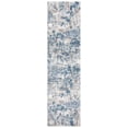 thumbnail image 3 of SAFAVIEH Aston Augustine Abstract Runner Rug, Gray/Navy, 2' x 8', 3 of 11