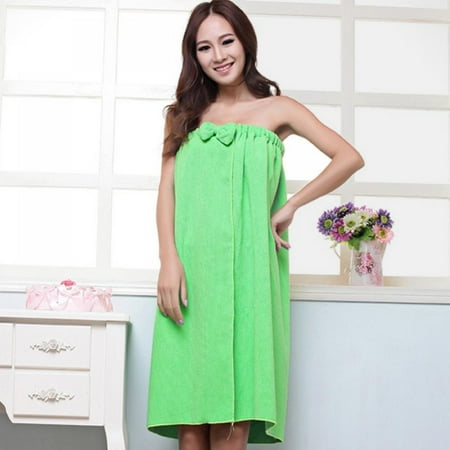 

Lady Bath Towel Wrap Tube Top Bathrobe Strapless Towelling Bath Robe Dressing Gown Skirt Soft Spa Hotel Robes Super Absorbent