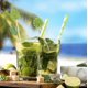 thumbnail image 4 of 100 palillos de cóctel de hojas de monstera tropicales de bambú de 4,7" de largo para aperitivos, bebidas, frutas y fiestas hawaianas, 4 of 5