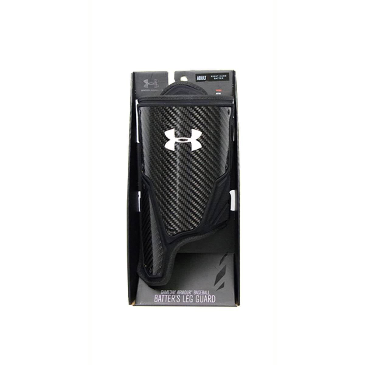 Under Armour Gameday Baseball Adult Right Hand Batter Leg Guard Black 1251997 for sale online 