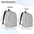 thumbnail image 2 of Honeii Airplane Print Canvas Backpack for School & Outdoor,Laptop Excursion Backpack,Notebook School Bookbag For Men Women,for Work, Travel, and Everyday Use-Medium, 2 of 5