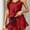 Red, variant on Sexy Pajamas Pjs Sets for Women Sleepwear Sets Silk Pajamas Pajama Wide-Leg V-Neck Sleeveless Pink Short Sexy Pajamas for Women,XL