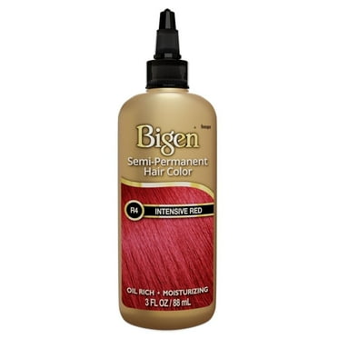 Bigen Semi-Permanent Haircolor #R4 Intensive Red 3oz (Pack of 2)
