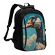 thumbnail image 1 of Fotbe Blue Watercolor Duck Mochila con Estampado y Puerto USB para Hombre y Mujer, Mochila Antirrobo, Mochila de Viaje, Mochila Escolar, Mochila Universitaria, 1 of 7