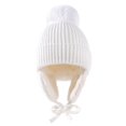 thumbnail image 2 of UDIYO Baby Beanie hat Toddler boy Girl hat Kids Winter hat Knit Bean hat Winter Ear Cup Cap for 1-5 Years Old, 2 of 8