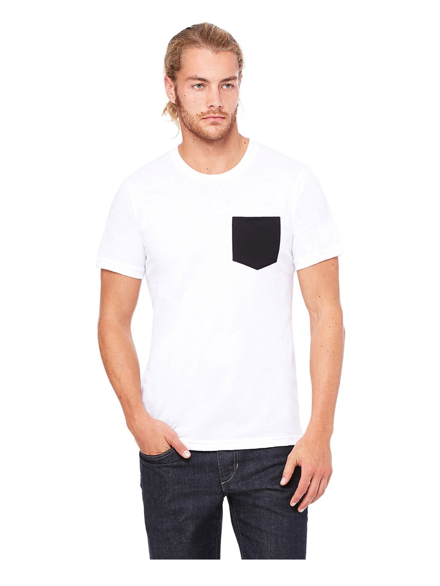 Bella Canvas Men's Fitted Jersey Pocket 