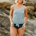 thumbnail image 4 of YOUSNH Femmes Split Sling Imprimé Bikini Noué Maillots de Bain de Mode for Women Blanc, 4 of 9