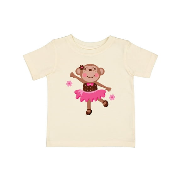 Inktastic Ballerina Dance Monkey Girls Baby T-Shirt