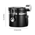 thumbnail image 4 of Organizador de Alimentos Sellado Ndcxsfigh Con Bote 40/50/60 OZ para Alimentos Secos Negro 1200ML, 4 of 6