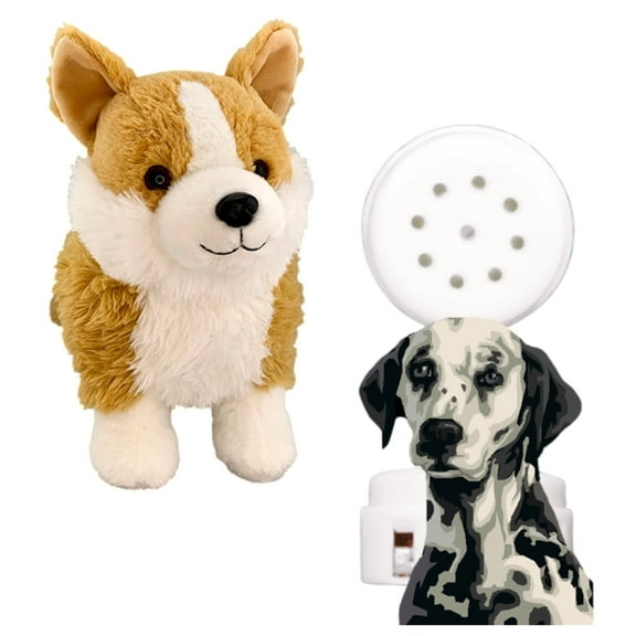 Plush Gear Nugget the Corgi Stuffed Animal Toy with Pre-Recorded Realistic Dog Sound, 16 Inch Cuddly Plush Dog