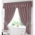 thumbnail image 1 of Par de cortinas plisadas a cuadros de cuadros vichy que incluyen alzapaños gratis. Pelmet se vende por separado. #yg Curtains 117cm x 107cm, 1 of 3
