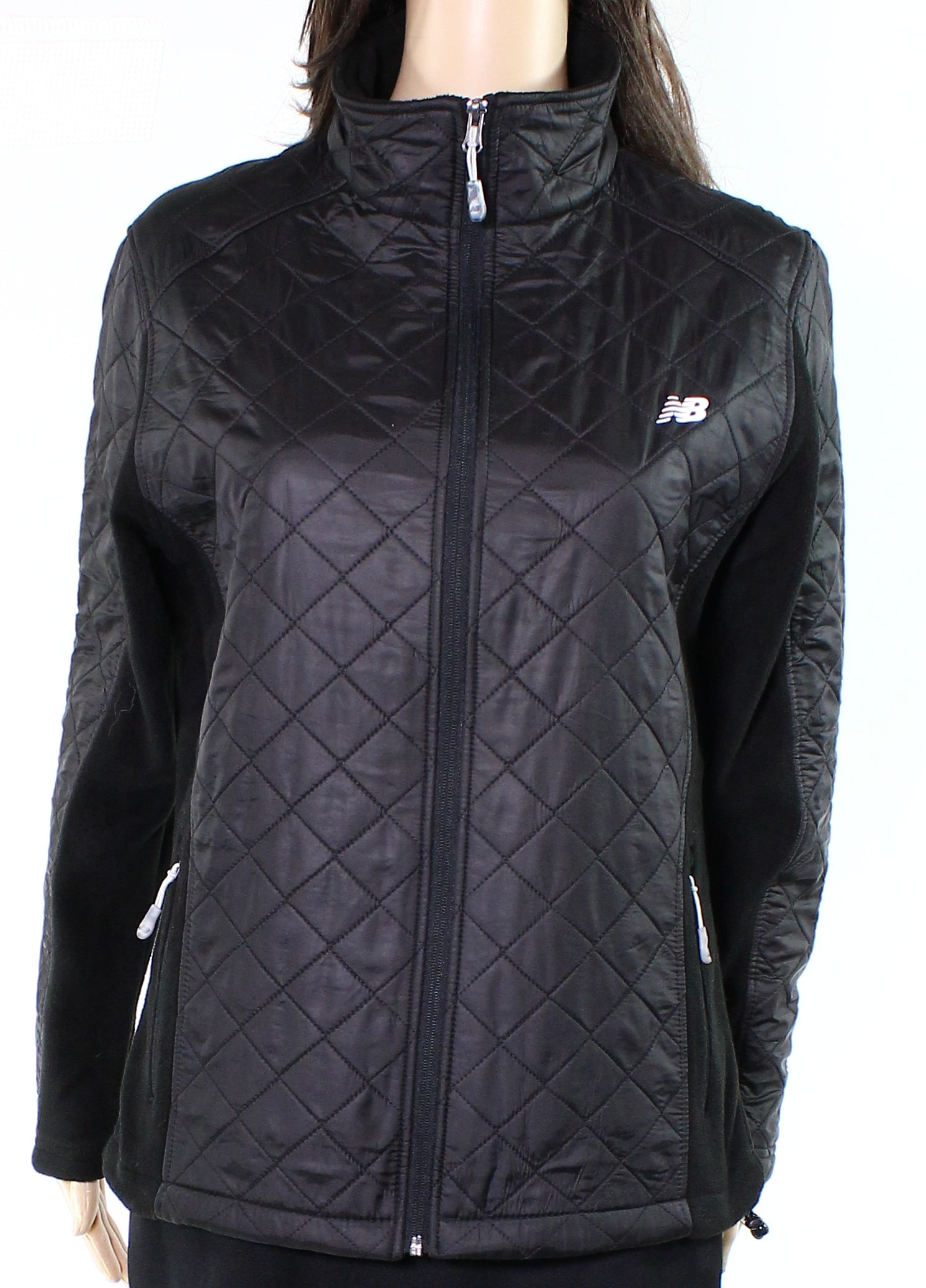 Download New Balance - New Balance NEW Black Womens Size Small S Quilted Mock Neck Jacket - Walmart.com ...