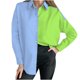 thumbnail image 1 of Camisas Para Mujer, Camisetas de Gran Tamaño, Manga Larga, Cuello Vuelto A La Moda, Camiseta Informal A Juego de Colores, Camisetas Odeerbi ODB134369, 1 of 8