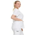 thumbnail image 3 of HEAL+WEAR Women’s Scrub Top V-Neck Classic Fit 4-Way Stretch Soft Stretch Medical Workwear, 3 of 5