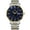 Blue dial_S&G, variant on Men's Stylish Watch – Quartz Precision with Date Feature and Sleek Steel Finish