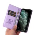 thumbnail image 3 of Funda para iPhone 11 Pro Estuche de Cuero PU Tipo Cartera con Ranuras para Tarjetas y Cierre Magnético, 3 of 5